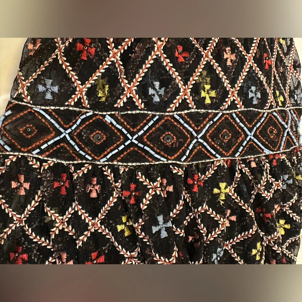 Tularosa Lexi beaded embroidered maxi skirt - Picture 11 of 12